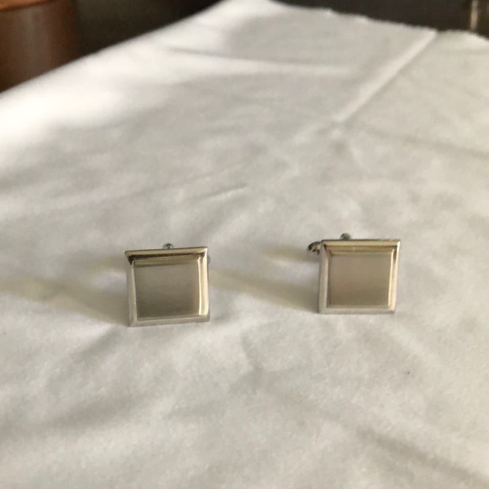 Silver cufflinks for men